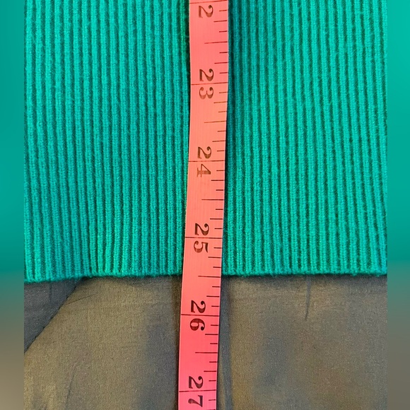 PINK QUEEN Women’s 2-piece Green and White Striped Sweater Set. Size: (XL)💚 - Picture 8 of 12